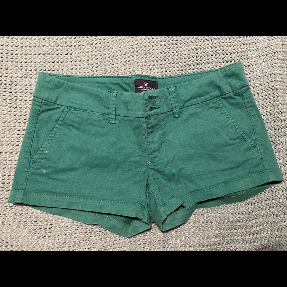 AE Green Shorts size 2